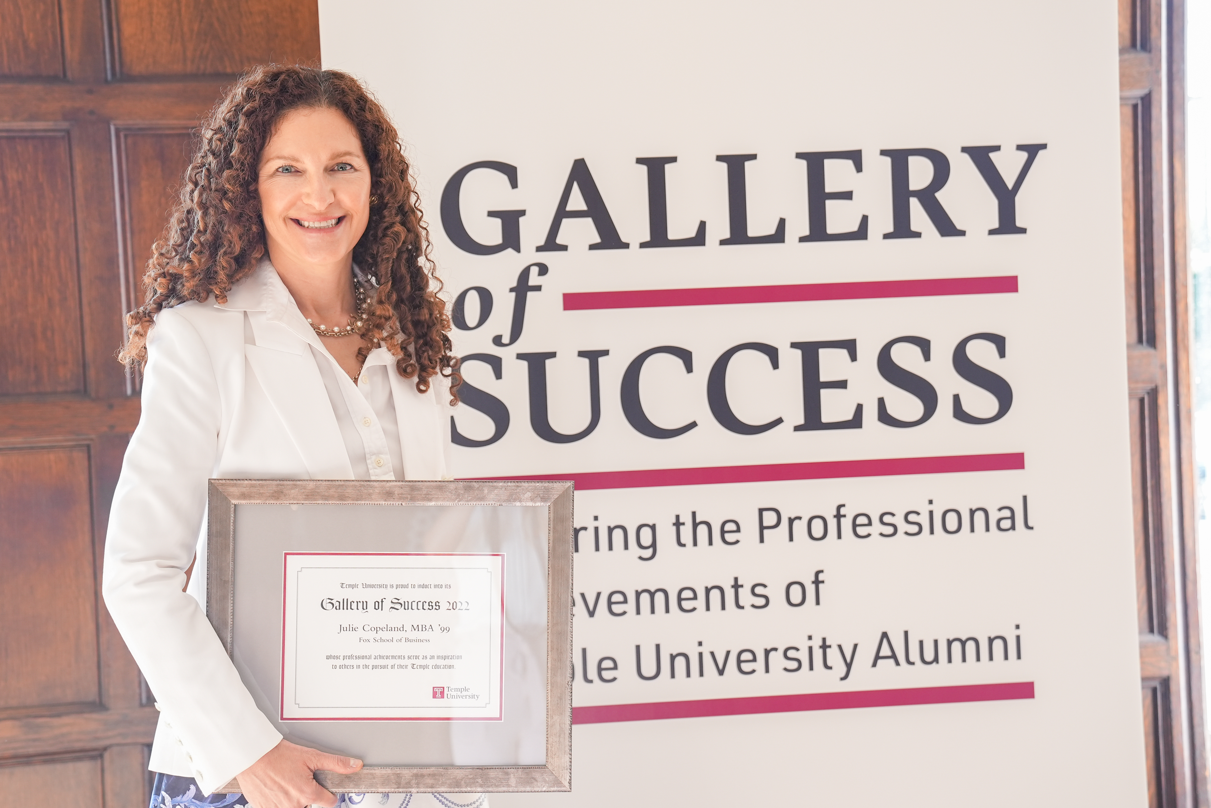 Julie Copeland Awarded “Gallery of Success” Honor