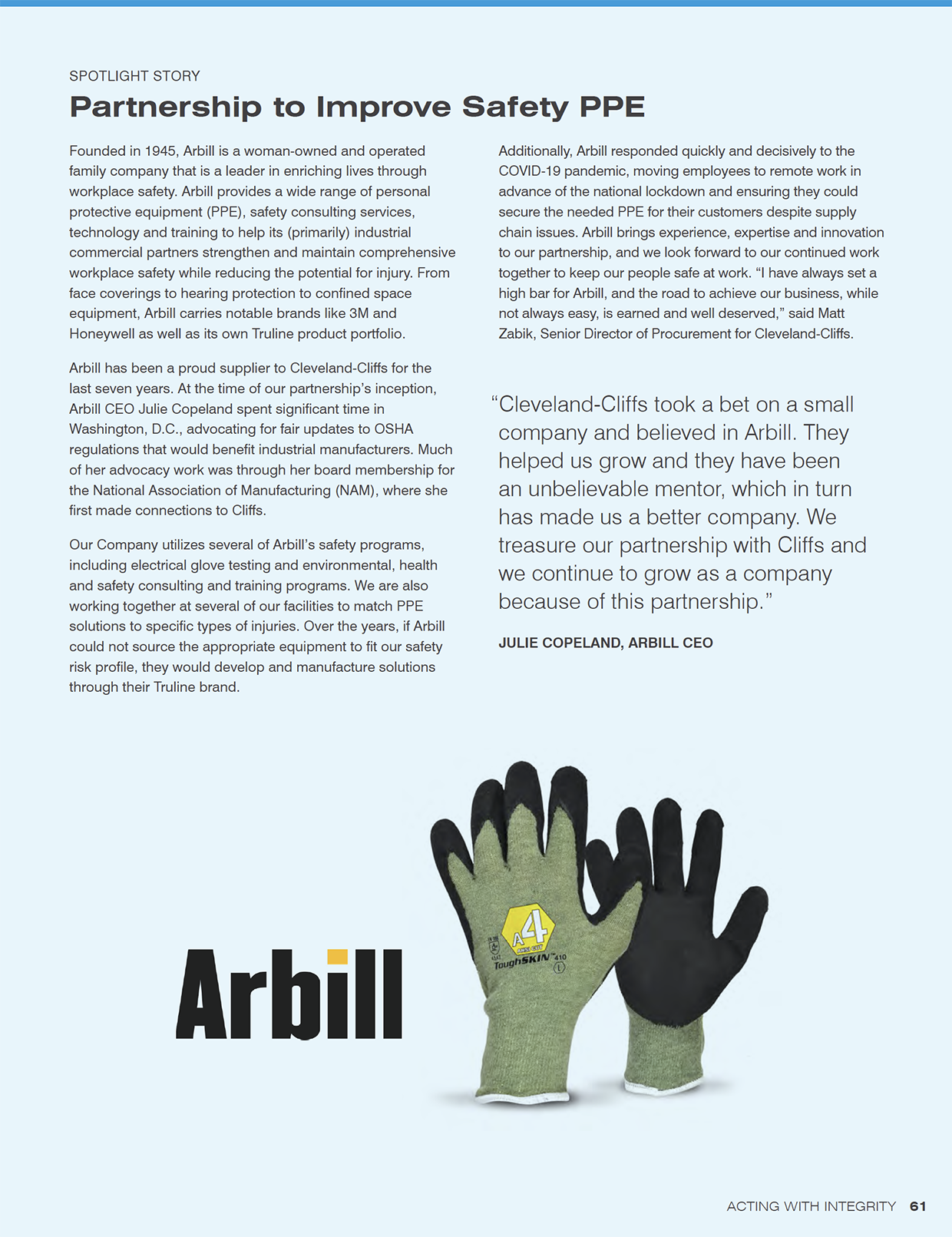 Cleveland-Cliffs Sustainability Report