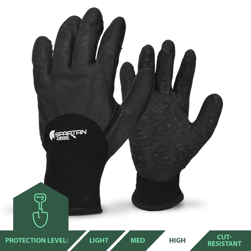 High protection garden and yardwork gloves