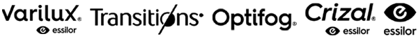 Lens Technologies Crizal, Optifog, Transitions, Varilux