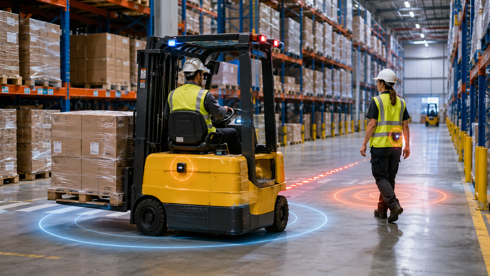 Automated safety in warehouse operation