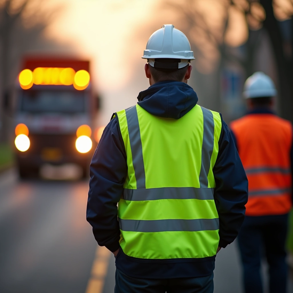 Safety Vests for Waste Management & Roadside Workers